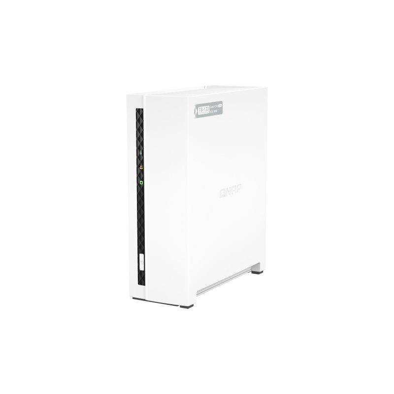 QNAP TS-133 serveur de stockage NAS Tower Ethernet/LAN Blanc
