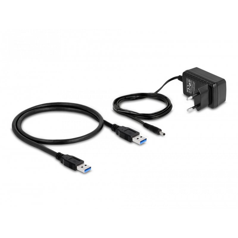USB 10 Gbps Hub mit 4 USB Typ-A Ports + 1 Schnellladeport (grau, inkl. Netzteil)