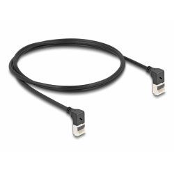 DeLOCK 80281 câble de réseau Noir 1 m Cat6a S/FTP (S-STP)