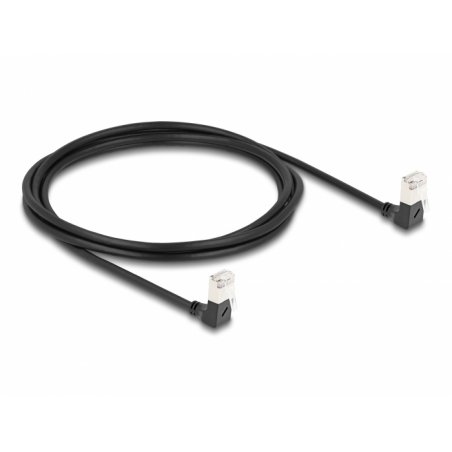 DeLOCK 80300 networking cable Black 2 m Cat6a S/FTP (S-STP)