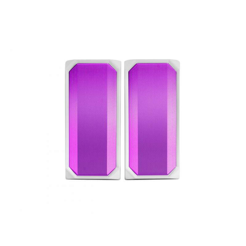 Enceintes Bluetooth Mars Gaming compatible MSRGB RGB (Blanc)