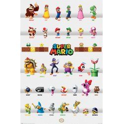 NINTENDO -Personnage Super Mario - Poster 61x91.5cm
