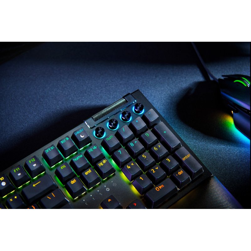 Razer BlackWidow V4 keyboard USB QWERTY German Black