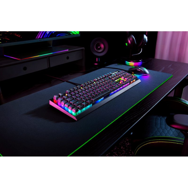 Razer BlackWidow V4 X clavier USB QWERTY Allemand Noir