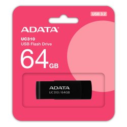 ADATA UC310 lecteur USB flash 64 Go USB Type-A 3.2 Gen 1 (3.1 Gen 1) Noir