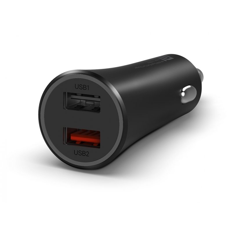 Chargeur de voiture allume-cigare Xiaomi compatible Mi 2xUSB (37W)