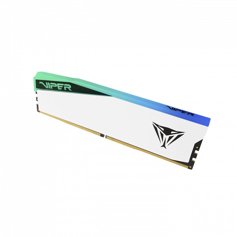 DIMM 32 GB DDR5-7000 (2x 16 GB) Dual-Kit (weiß, PVER532G70C38KW, Viper Elite 5 RGB, INTEL XMP)