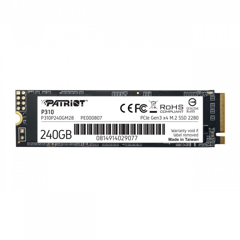 SSD Patriot compatible P310 M.2 240GB PCIe 2280