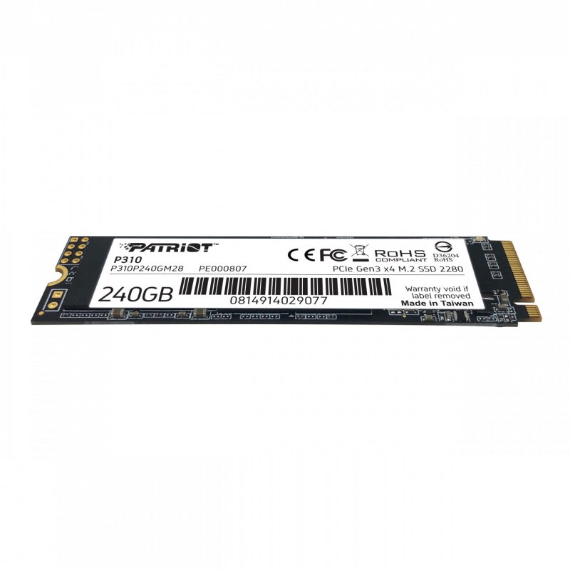 Patriot Memory P310 M.2 240 GB PCI Express 3.0 NVMe