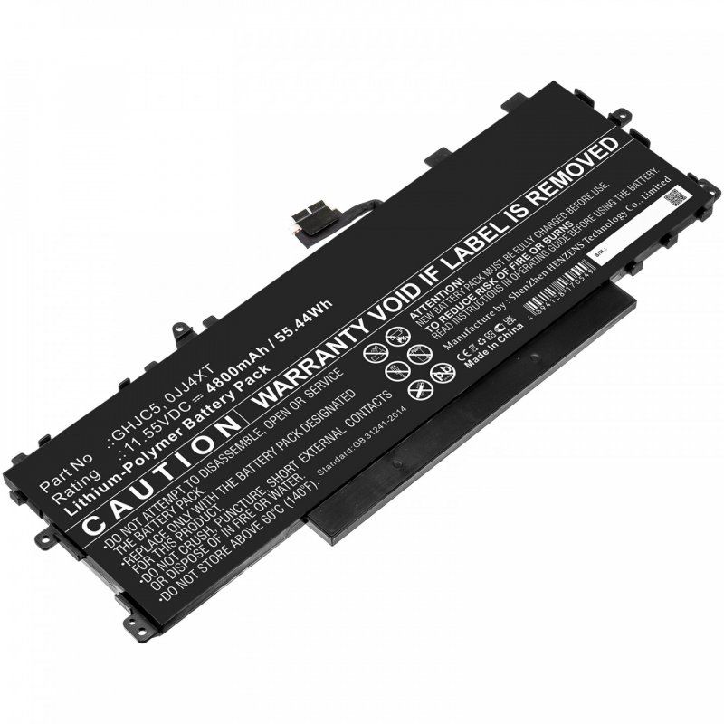 DLH Batterie Li-Pol 11.55V 4800mAh 56Wh - GHJC5 / 0JJ4XT