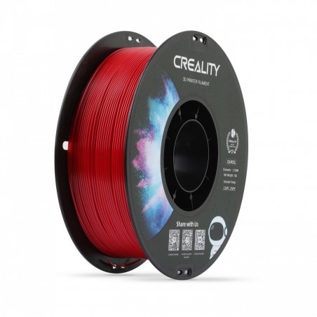 CR-PETG Filament Red, 3D-Kartusche (rot, 1 kg, 1,75 mm, auf Rolle)