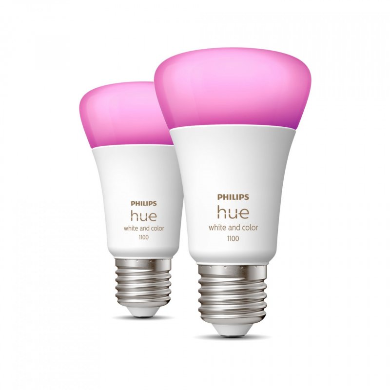 Philips compatible Hue - 2xE27 - White & Color Ambiance