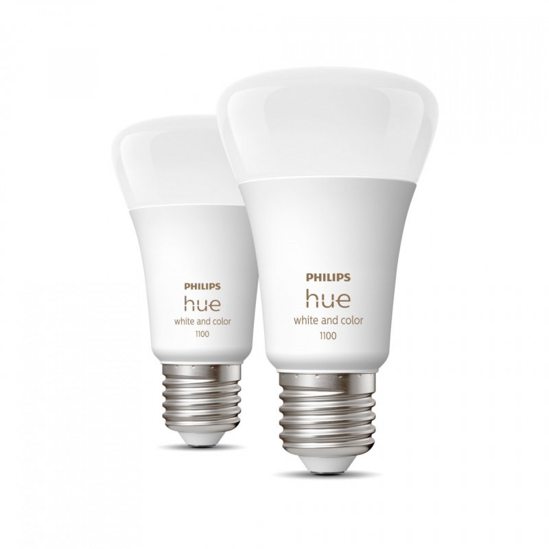 Philips compatible Hue - 2xE27 - White & Color Ambiance