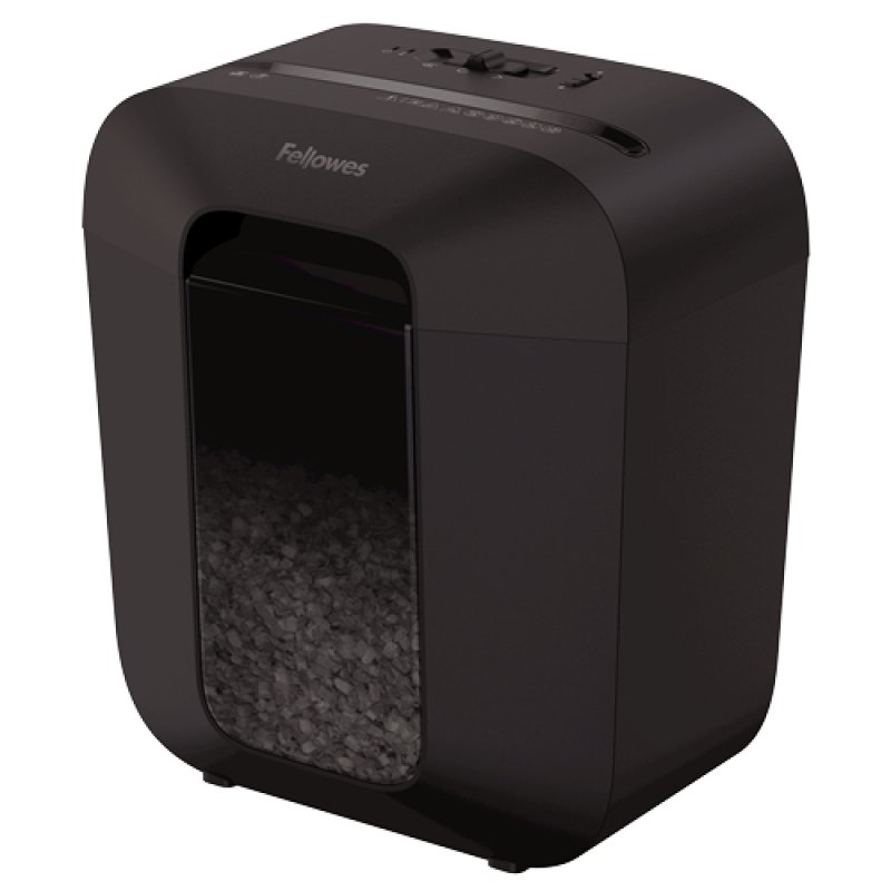 Fellowes Powershred LX25M paper shredder Particle-cut shredding Black