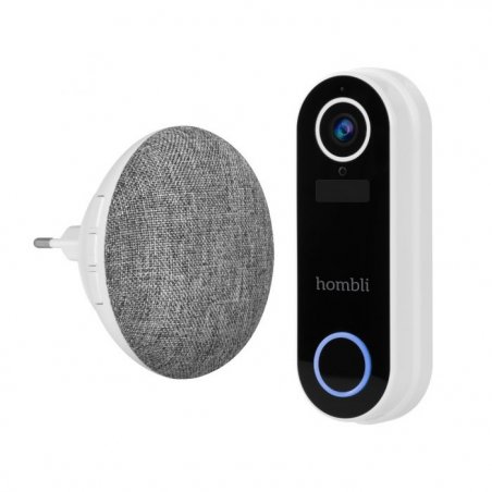 Hombli Smart Doorbell Pack Noir, Blanc