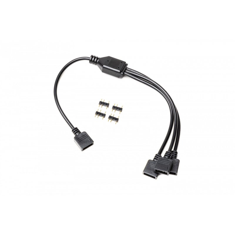 EK Water Blocks Loop D-RGB 3-Way Splitter Cable Câble de diviseur RGB