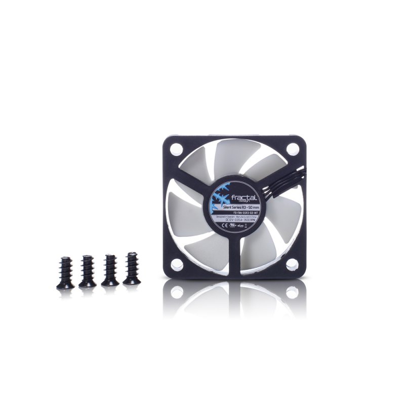 Fractal Design Silent Series R3 50mm Computer case Fan 5 cm Black, White