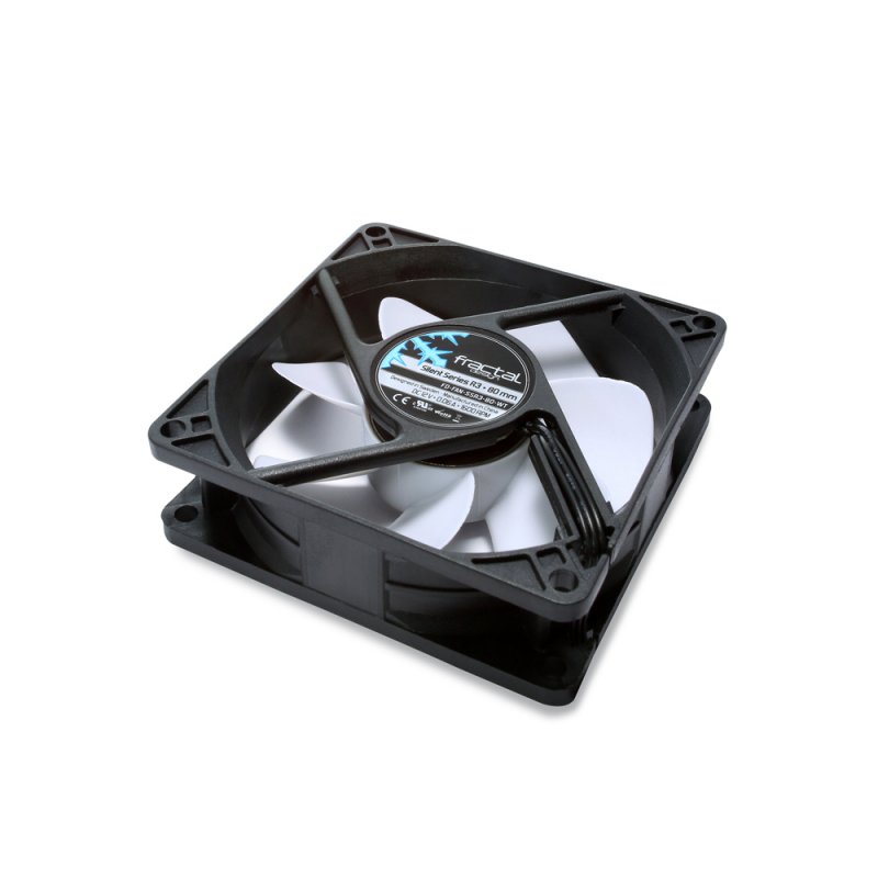 Fractal Design Silent Series R3 80 mm Computer case Fan 8 cm Black, White
