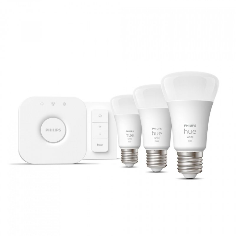 Philips compatible Hue - 3XE27 Starter Kit - White