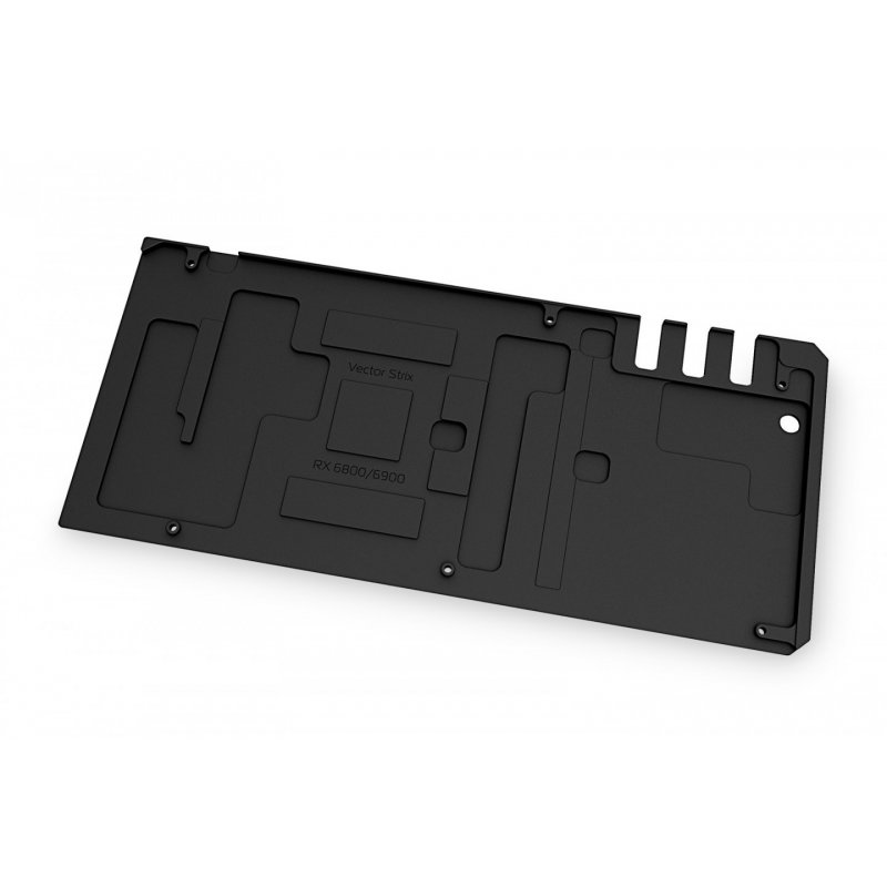 EK Water Blocks compatible EK-Quantum Vector Strix RX 6800/6900 Backplate - Black
