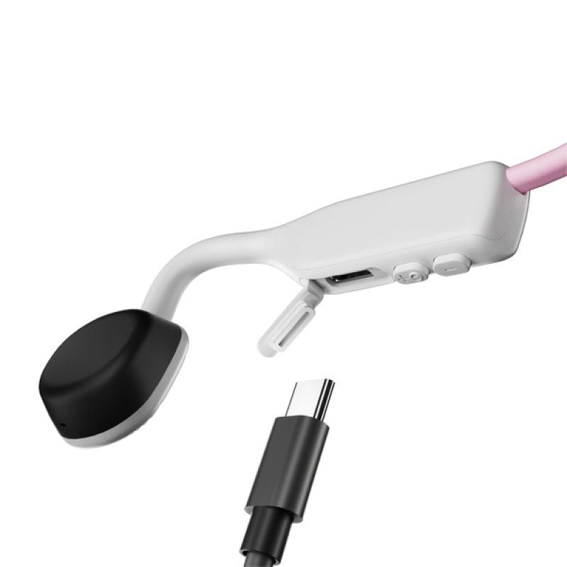 Shokz OpenMove Écouteurs Avec fil &sans fil Crochets auriculaires Appels/Musique USB Type-C Bluetooth Rose