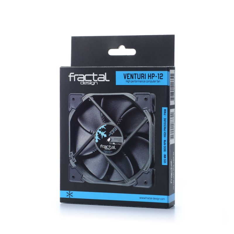 Fractal Design Venturi HP-12 PWM Computer case Fan 12 cm Black, Grey