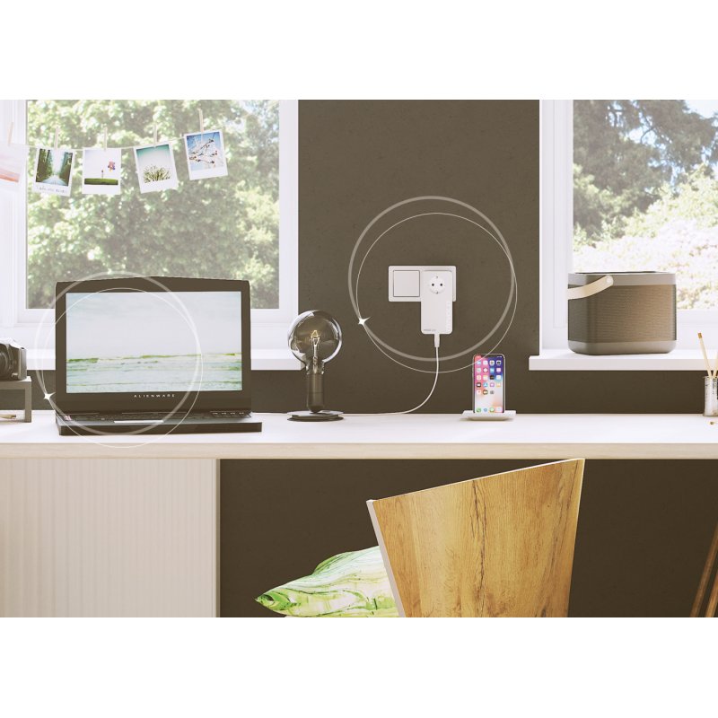 Devolo Magic 2 LAN 2400 Mbit/s Ethernet/LAN Blanc 1 pièce(s)