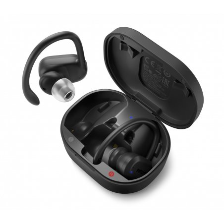 Philips 7600 series TAA7306BK/00 headphones/headset Wireless Ear-hook, In-ear Sports Bluetooth Black