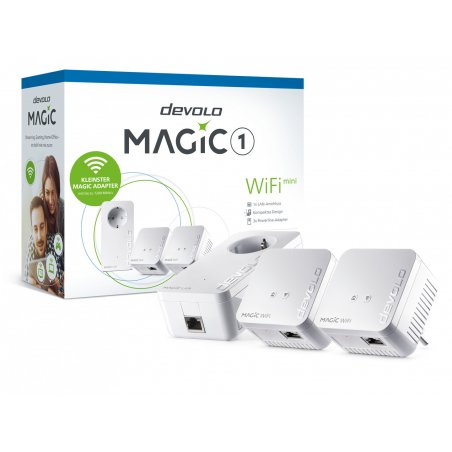 Devolo Magic 1 WiFi mini Network Kit 1200 Mbit/s Ethernet LAN Wi-Fi White