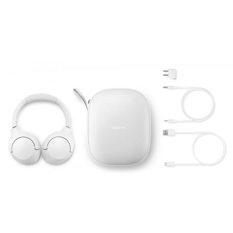 Philips TAH8506WT/00 écouteur/casque Écouteurs Sans fil Arceau Appels/Musique USB Type-C Bluetooth Blanc