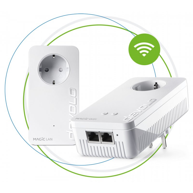 Devolo Magic 2 WiFi next Starter Kit 2400 Mbit/s Ethernet/LAN Blanc 2 pièce(s)