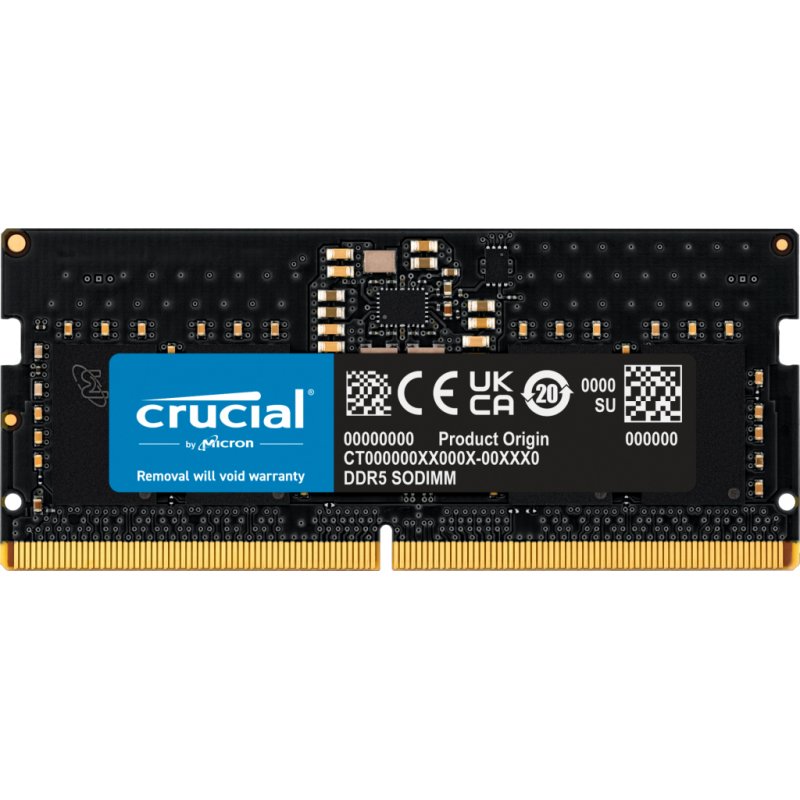 8GB DDR5-4800 SODIMM CL40 (16GBIT)