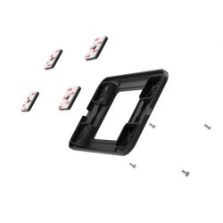 SECURE MOUNTING PLATE (LG/100MM/VHB) BLACK
