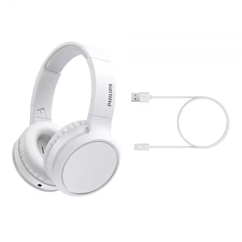 Philips compatible - Audio - TAH5205 - headphones with mic - White