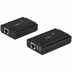 StarTech.com Hub USB 2.0 sur Câble Ethernet CAT5e/CAT6 Unique (RJ45) - 4 Ports - 100m - Concentrateur Extension USB - B