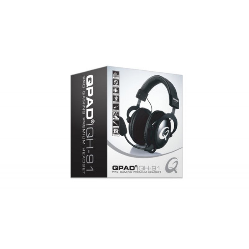 QPAD QH-91 Casque Avec fil Arceau Jouer Noir