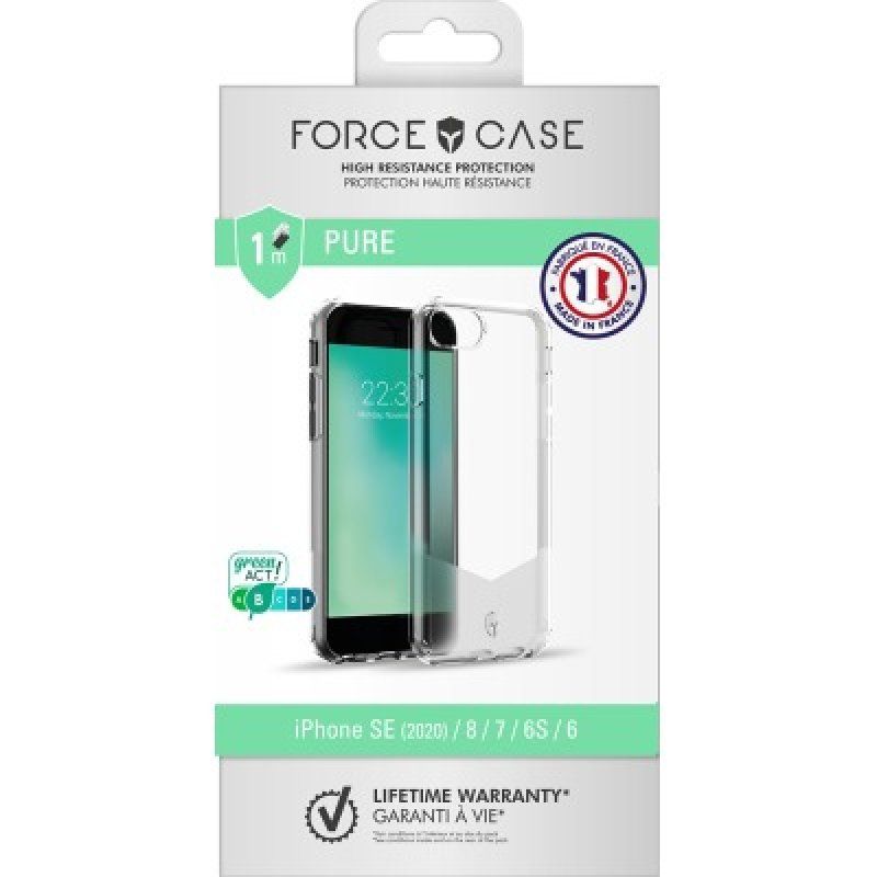 BIG BEN FCPUREIP8TMF mobile phone case 11.9 cm (4.7") Cover Transparent