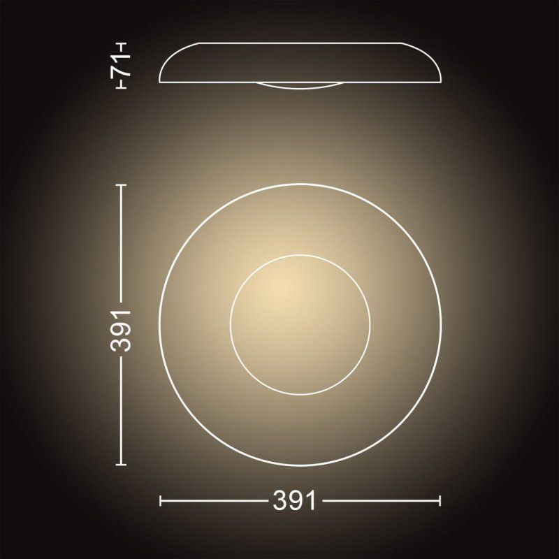 Philips compatible Hue - Still Ceiling Lamp - White Ambiance