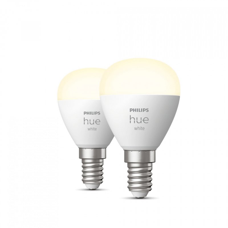 Philips compatible Hue - Luster P45 2Pack E14 - Warm White
