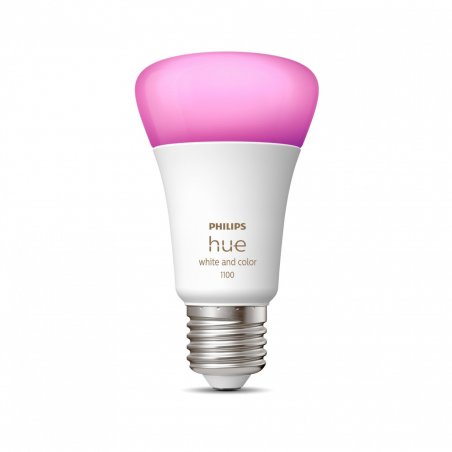 Philips compatible Hue -   E27 1100 Lumen  Single Pack - White & Color Ambiance
