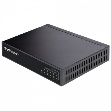 UNMANAGED 2.5G SWITCH 5 PORT - ALL-METAL CASE FANLESS WALL KIT