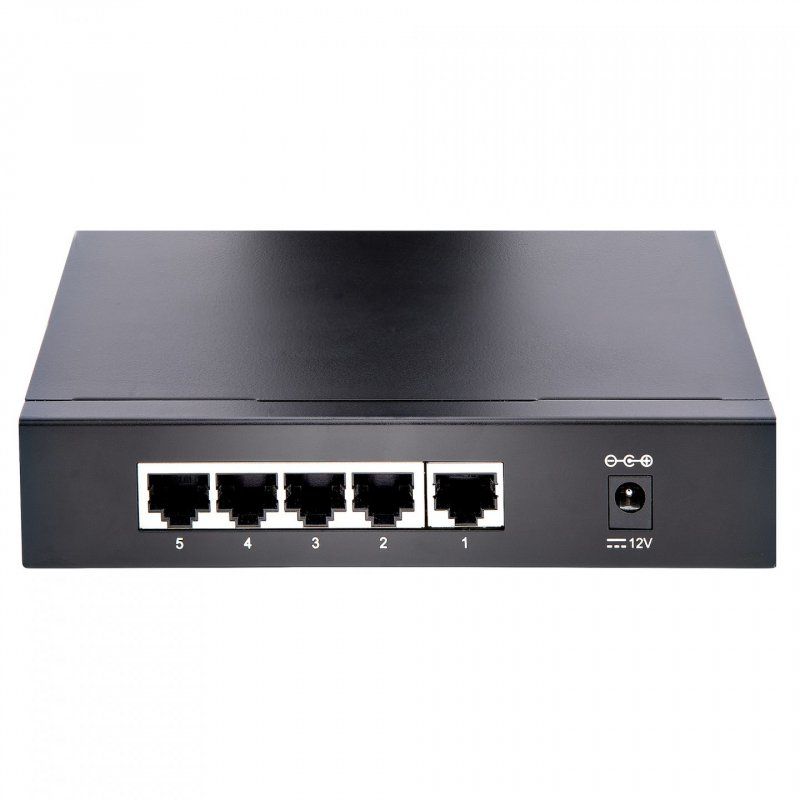 UNMANAGED 2.5G SWITCH 5 PORT - ALL-METAL CASE FANLESS WALL KIT