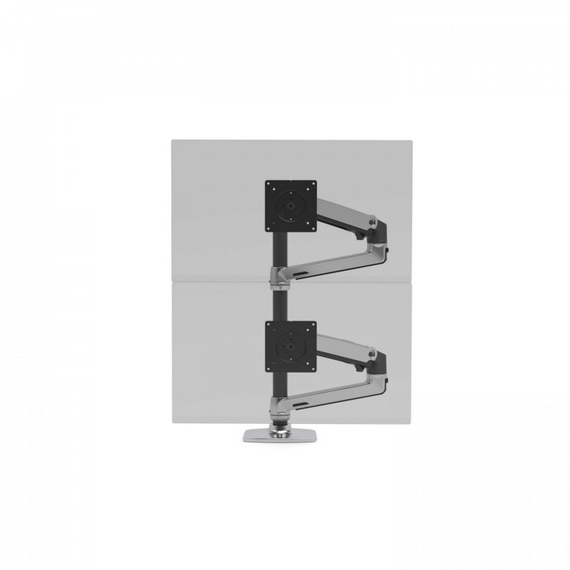 Ergotron LX Series LX Dual Stacking Arm Tall Pole 101.6 cm (40") Aluminium Desk