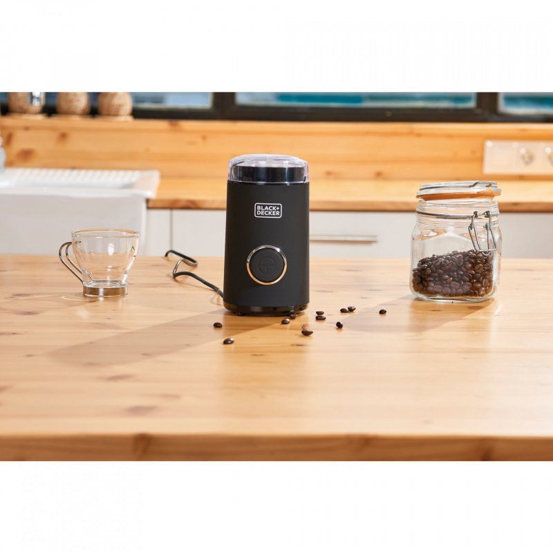 Black & Decker BXCG150E appareil à moudre le café 150 W Noir