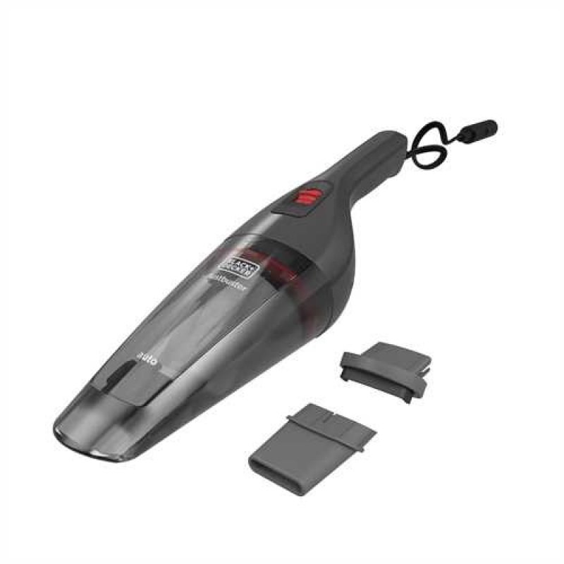Black & Decker NVB12AVA-XJ aspirateur de table Gris, Rouge Sans sac