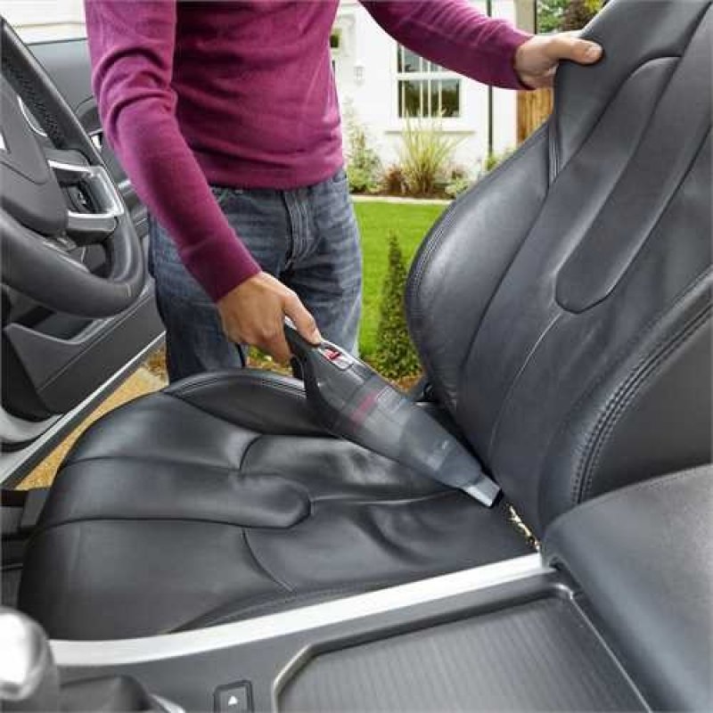 Black & Decker NVB12AVA-XJ aspirateur de table Gris, Rouge Sans sac