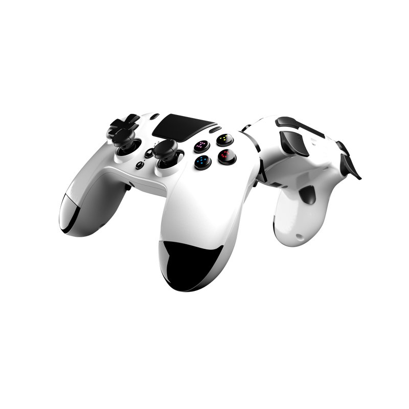 Gioteck VX4 Blanc Bluetooth Manette de jeu Analogique/Numérique PC, PlayStation 4, PlayStation 5