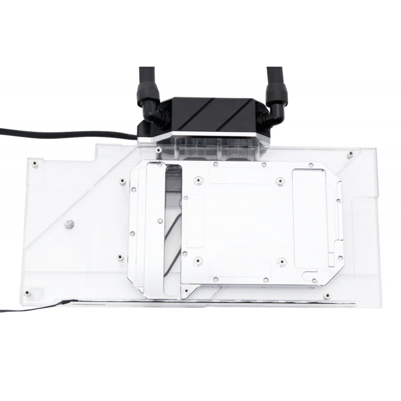 Alphacool Eiswolf 2 AIO Carte graphique Refroidisseur de liquide tout-en-un 12 cm Noir, Transparent 1 pièce(s)