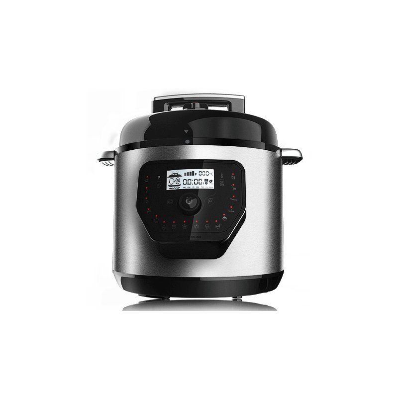Cecotec Olla GM H Deluxe 6 L Black, Stainless steel