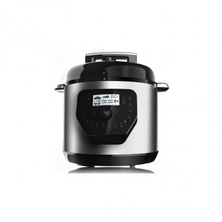 Cecotec Olla GM H Deluxe 6 L Black, Stainless steel